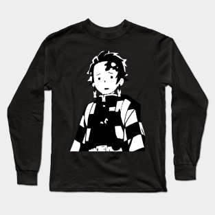 Silly Face Of Tanjirou Long Sleeve T-Shirt